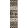 SAFAVIEH Washable Rug Outdoor Veranda Collection – 8′ x 11′, Beige & Grey, Non-Shedding & Easy to Clean, Ideal for Patio, Backyard, Mudroom (VER097-3413)(Creme/Brown)