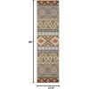 SAFAVIEH Washable Rug Outdoor Veranda Collection – 8′ x 11′, Beige & Grey, Non-Shedding & Easy to Clean, Ideal for Patio, Backyard, Mudroom (VER097-3413)(Green/Terracotta)