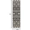 SAFAVIEH Washable Rug Outdoor Veranda Collection – 8′ x 11′, Beige & Grey, Non-Shedding & Easy to Clean, Ideal for Patio, Backyard, Mudroom (VER097-3413)(Grey/Beige)
