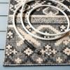 SAFAVIEH Washable Rug Outdoor Veranda Collection – 8′ x 11′, Beige & Grey, Non-Shedding & Easy to Clean, Ideal for Patio, Backyard, Mudroom (VER097-3413)(Grey/Beige)