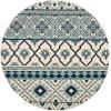 SAFAVIEH Washable Rug Outdoor Veranda Collection – 8′ x 11′, Beige & Grey, Non-Shedding & Easy to Clean, Ideal for Patio, Backyard, Mudroom (VER097-3413)(Turquoise/Blue)