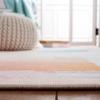 SAFAVIEH Washable Rug Paint Brush Collection – 7’9″ x 10′, Pink & Blue, Slip Resistant & Easy to Clean, Ideal for Living Room, Bedroom, Nursery, Kids Playroom, Dining Space (PTB189U)(Pink/Blue)