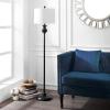 Safavieh Lighting Collection Erlan Antique Black 61-inch Floor Lamp (LED Bulb Included)(Black)