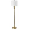 Safavieh Lighting Collection Erlan Antique Black 61-inch Floor Lamp (LED Bulb Included)(Gold)