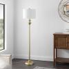 Safavieh Lighting Collection Erlan Antique Black 61-inch Floor Lamp (LED Bulb Included)(Gold)