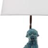 Safavieh Lighting Collection Foo Dog Blue Table Lamp, Set of 2(Blue – Set of 2)