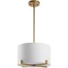 SAFAVIEH Collection Rema Oil-Rubbed Bronze/Off-White 3-Light Adjustable Pendant (LED Bulbs Included) PND4111A