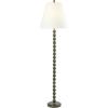 SAFAVIEH Lighting Collection Callie Green & Gold Resin 66-inch Stacked Ball Standing Floor Lamp(Green/Gold)