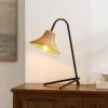 SAFAVIEH Lighting Collection Cleo Black/Brown 22-inch Table Lamp (LED Bulb Included)