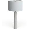 SAFAVIEH Lighting Collection Delilah Alabaster White 30-inch Bedroom Living Room Home Office Desk Nightstand Table Lamp (LED Bulb Included)