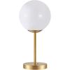 SAFAVIEH Lighting Collection Gemini Gold 17-inch Table Lamp (LED Bulb Included)(Gold)