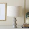 SAFAVIEH Lighting Collection Isano Grey 17-inch Table Lamp (LED Bulb Included)