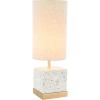 SAFAVIEH Lighting Collection Jarelle Natural/Gold 17-inch Table Lamp (LED Bulb Included)