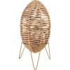 SAFAVIEH Lighting Collection Kiora Natural Water Hyacinth 19-inch Table Lamp (LED Bulb Included)