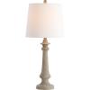 SAFAVIEH Lighting Collection Rhett Rustic Farmhouse Antique Brown 28-inch Bedroom Living Room Home Office Desk Nightstand Table Lamp (LED Bulb Included)