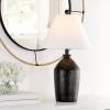 SAFAVIEH Lighting Collection Selna Dark Brown Table Lamp (LED Bulb Included)