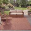 SAFAVIEH Washable Rug Outdoor Courtyard Collection – 8′ x 10′, Red & Beige, Non-Shedding & Easy Cleaning, Ideal for Patio, Backyard, Mudroom (CYS8521-365)