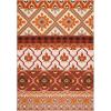 SAFAVIEH Washable Rug Outdoor Veranda Collection – 8′ x 11′, Beige & Grey, Non-Shedding & Easy to Clean, Ideal for Patio, Backyard, Mudroom (VER097-3413)(Red/Beige)
