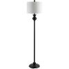 Safavieh Lighting Collection Erlan Antique Black 61-inch Floor Lamp (LED Bulb Included)(Black)