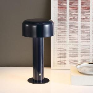 SAFAVIEH Lighting Collection Bonny Dark Blue 13-inch Table Lamp (LED Bulb Included)