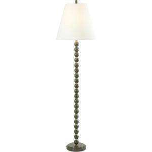 SAFAVIEH Lighting Collection Callie Green & Gold Resin 66-inch Stacked Ball Standing Floor Lamp(Green/Gold)