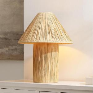 SAFAVIEH Lighting Collection Cassie Natural 20-inch Table Lamp (LED Bulb Included)