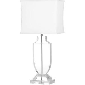SAFAVIEH Lighting Collection Deirdre Crystal Urn 26-inch Bedroom Living Room Home Office Desk Nightstand Table Lamp (LED Bulb Included)