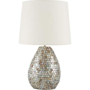SAFAVIEH Lighting Collection Garrick Black Ceramic 22-inch Table Lamp (LED Bulb Included)