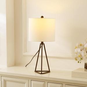 SAFAVIEH Lighting Collection Vernelle Black 21-inch Table Lamp (LED Bulb Included)