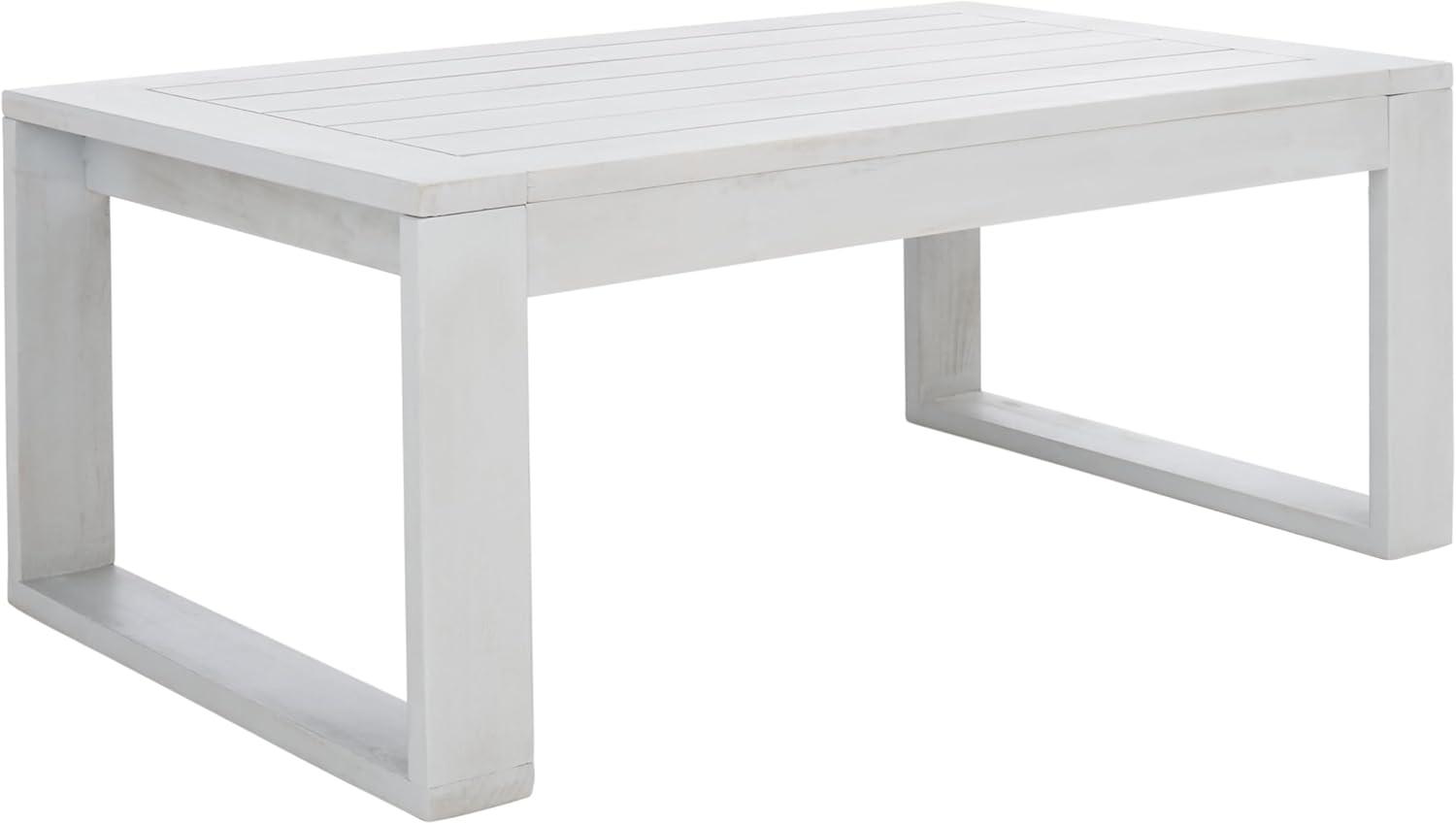 image:imageSAFAVIEH Outdoor Collection Catryn GreyBeige Cushion Solid Wood 4Piece Conversation Patio SetGreyBeige