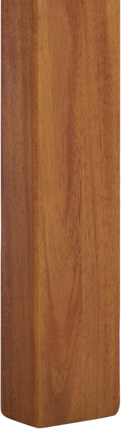 image:imageSAFAVIEH Outdoor Patio Furniture Collection Fallon Natural Solid Wood Bench Modern Slatted Design Sturdy amp Stylish Seating for Patio Garden or Balcony PAT7334ANatural