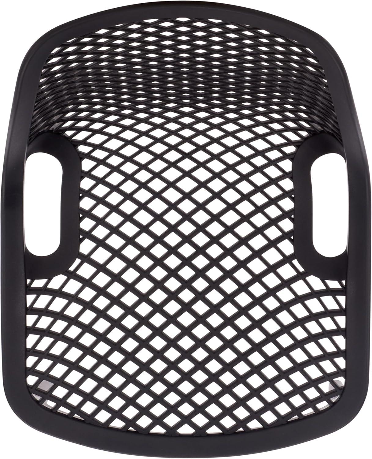 image:imageSAFAVIEH Outdoor Patio Furniture Collection Leila White Dining Chair Set of 2 Fully Assembled Outdoor Chairs Modern Lattice Design WeatherResistant Patio Seating PAT4701CSET2Black