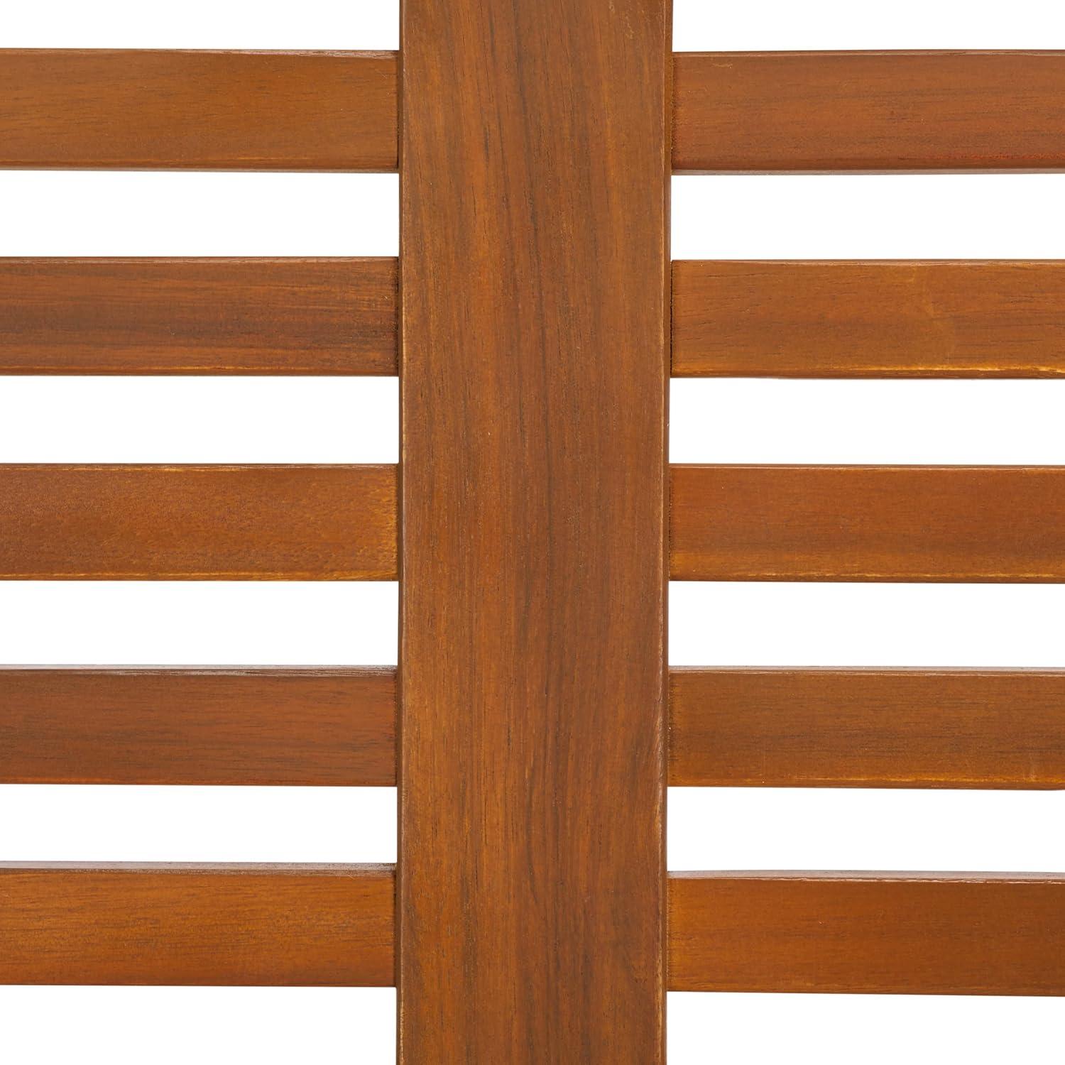 image:imageSAFAVIEH Outdoor Patio Furniture Heather Natural Brown Solid Wood amp White Legs 60inch Steel BenchNaturalBlack