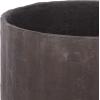 SAFAVIEH Outdoor – Cana Pedestal Planter Pot with Drainage – Beige Cement & Bamboo – Weather Resistant – Ideal for Patio, Garden, Backyard, 15.4″ Wx 15.4″ D x 21.3″ H (PAT1406B)(Brown)