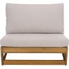 SAFAVIEH Outdoor – Duncan Chair Set of 2 – Natural & Beige Solid Wood – Weather Resistant – Ideal for Patio, Deck, Backyard, 32.68″ W x 34″ D x 24.4″ H (PAT7336A-SET2)(Natural/Light Grey)