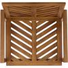 SAFAVIEH Outdoor – Mika Chair Set of 2 – Natural Solid Wood – Weather Resistant – Ideal for Patio, Deck, Backyard, 25.8″ W x 23.35″ D x 34.65″ H (PAT7335A-SET2)(Natural)