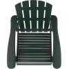 SAFAVIEH Outdoor – Stowe Adirondack Rocking Chair – Teak-Brown Solid Wood – Weather Resistant – Ideal for Patio, Deck, Porch, Backyard, 18.3″ Seat Height (PAT6001A)(Green)
