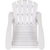 SAFAVIEH Outdoor – Stowe Adirondack Rocking Chair – Teak-Brown Solid Wood – Weather Resistant – Ideal for Patio, Deck, Porch, Backyard, 18.3″ Seat Height (PAT6001A)(White)