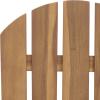 SAFAVIEH Outdoor – Stowe Adirondack Rocking Chair – Teak-Brown Solid Wood – Weather Resistant – Ideal for Patio, Deck, Porch, Backyard, 18.3″ Seat Height (PAT6001A)(Teak)
