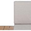 SAFAVIEH Outdoor Collection Guthrie Natural/Light Grey Solid Wood Corner Conversation Patio Set(Natural/Light Grey)