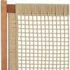 SAFAVIEH Outdoor Collection Kobina Natural/Natural Rope Solid Wood 5-Piece Conversation Patio Set(Natural/Natural)