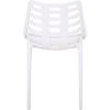 SAFAVIEH Outdoor Patio Furniture Collection – Fufa Beige Dining Chair Set of 2, Fully Assembled Outdoor Chairs, Modern Open-Back Design, Weather-Resistant Patio Seating (PAT4700B-SET2)(White)