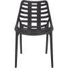 SAFAVIEH Outdoor Patio Furniture Collection – Fufa Beige Dining Chair Set of 2, Fully Assembled Outdoor Chairs, Modern Open-Back Design, Weather-Resistant Patio Seating (PAT4700B-SET2)(Black)