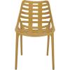SAFAVIEH Outdoor Patio Furniture Collection – Fufa Beige Dining Chair Set of 2, Fully Assembled Outdoor Chairs, Modern Open-Back Design, Weather-Resistant Patio Seating (PAT4700B-SET2)(Yellow)