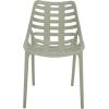SAFAVIEH Outdoor Patio Furniture Collection – Fufa Beige Dining Chair Set of 2, Fully Assembled Outdoor Chairs, Modern Open-Back Design, Weather-Resistant Patio Seating (PAT4700B-SET2)(Green)