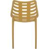 SAFAVIEH Outdoor Patio Furniture Collection – Fufa Beige Dining Chair Set of 2, Fully Assembled Outdoor Chairs, Modern Open-Back Design, Weather-Resistant Patio Seating (PAT4700B-SET2)(Yellow)