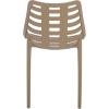 SAFAVIEH Outdoor Patio Furniture Collection – Fufa Beige Dining Chair Set of 2, Fully Assembled Outdoor Chairs, Modern Open-Back Design, Weather-Resistant Patio Seating (PAT4700B-SET2)(Beige)
