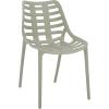 SAFAVIEH Outdoor Patio Furniture Collection – Fufa Beige Dining Chair Set of 2, Fully Assembled Outdoor Chairs, Modern Open-Back Design, Weather-Resistant Patio Seating (PAT4700B-SET2)(Green)