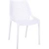 SAFAVIEH Outdoor Patio Furniture Collection – Leila White Dining Chair Set of 2, Fully Assembled Outdoor Chairs, Modern Lattice Design, Weather-Resistant Patio Seating (PAT4701C-SET2)(White)
