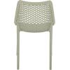 SAFAVIEH Outdoor Patio Furniture Collection – Leila White Dining Chair Set of 2, Fully Assembled Outdoor Chairs, Modern Lattice Design, Weather-Resistant Patio Seating (PAT4701C-SET2)(Green)